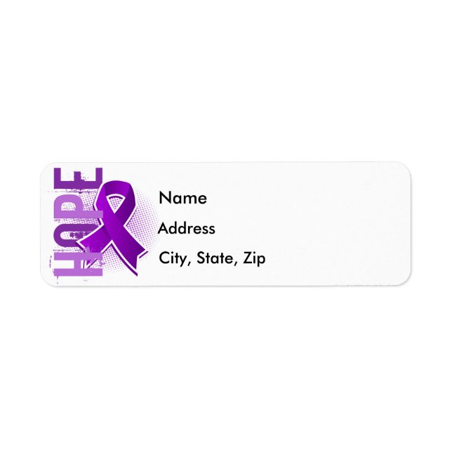 Hope 2 Pancreatic Cancer Label (Front)