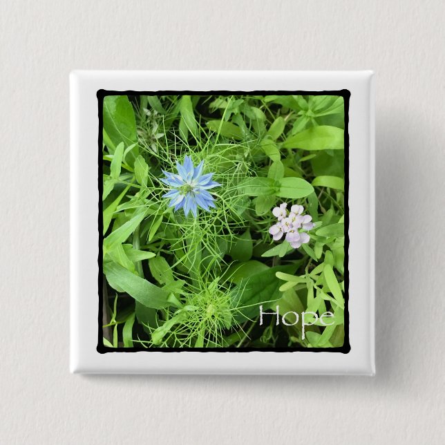 Hope 2" Square Button (Front)