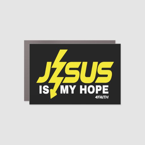 HOPE, 4FAITH - CAR MAGNET
