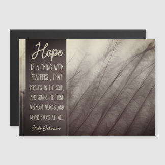 HOPE A Thing With Feathers