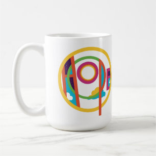 Hope Abstract Modern Art Smilelines Mug