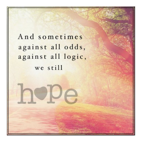 Hope Acrylic Print