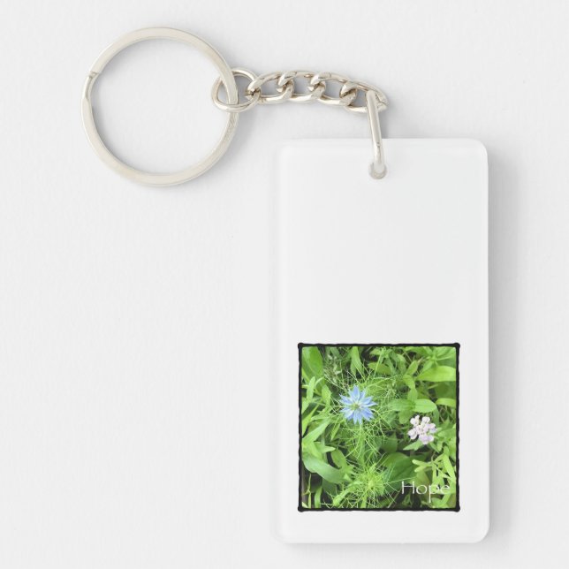 Hope Acrylic Rectangle Keychain (Front)