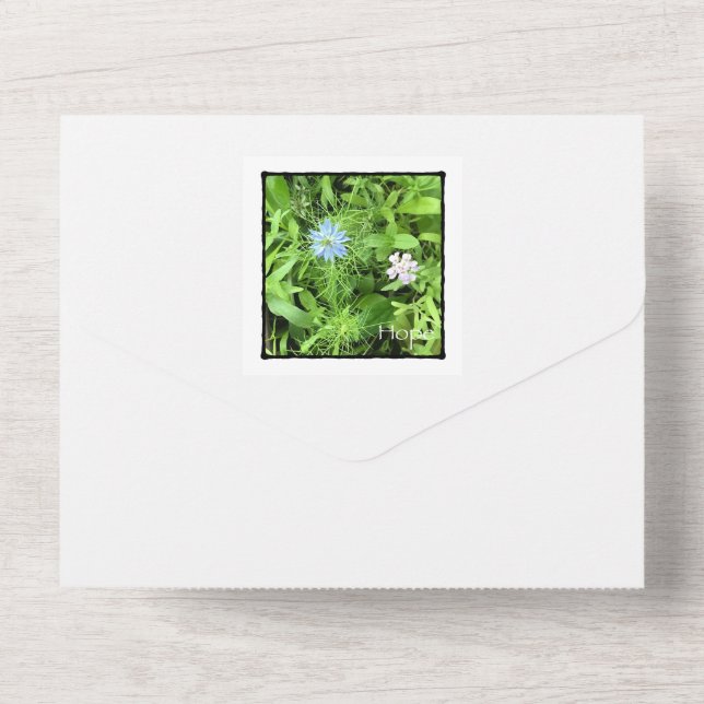 Hope All In One Invitation (Back)