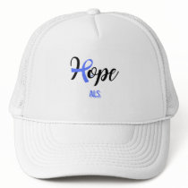 HOPE/ ALS/ AWARENESS/ UNISEX TRUCKER HAT