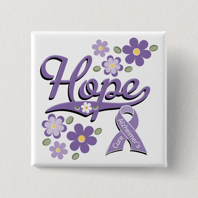 Hope Alzheimer's Awareness Pin (Front)