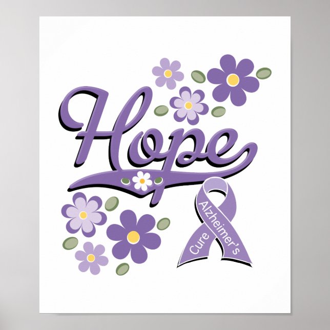 Hope Alzheimer's Poster Print (Front)