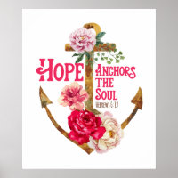 Hope Anchors the Soul Art Print