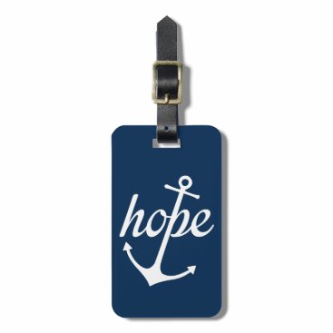 Hope Anchors The Soul (Hebrews 6:19) Luggage Tag Hope Anchors The Soul (Hebrews 6:19) Luggage Tag
