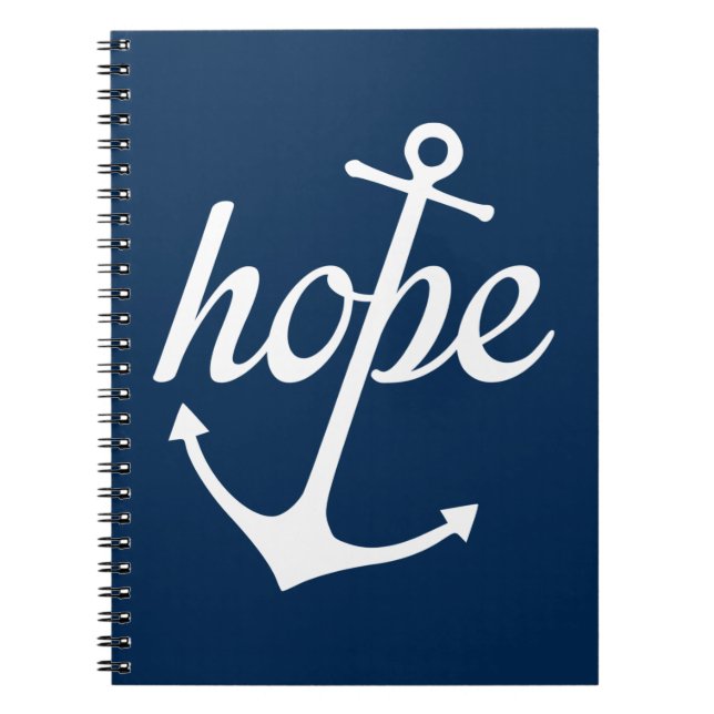 Hope Anchors The Soul (Hebrews 6:19) Notebook (Front)
