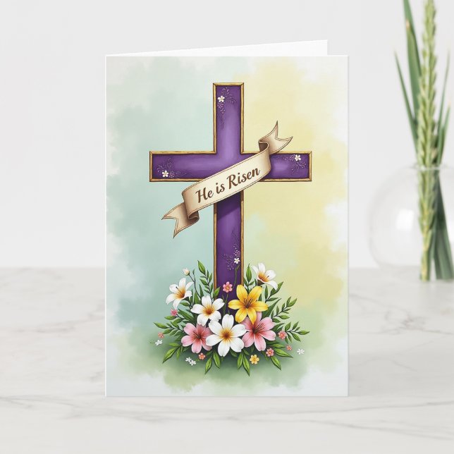 Hope And Renewal Floral Card (Front)