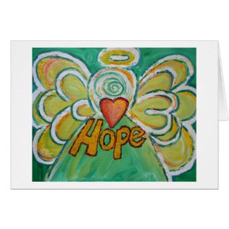 Hope Angel Greeting Card 