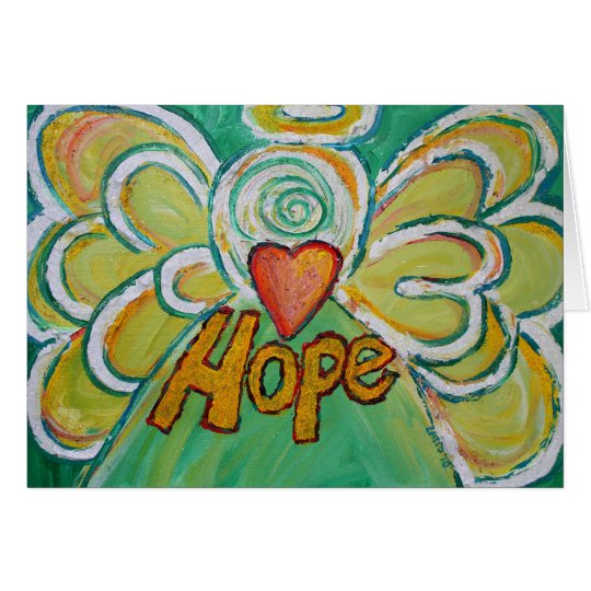 Hope Angel Greeting Card