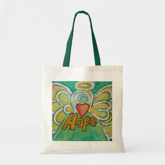 Hope Angel Word Art Bag Totes
