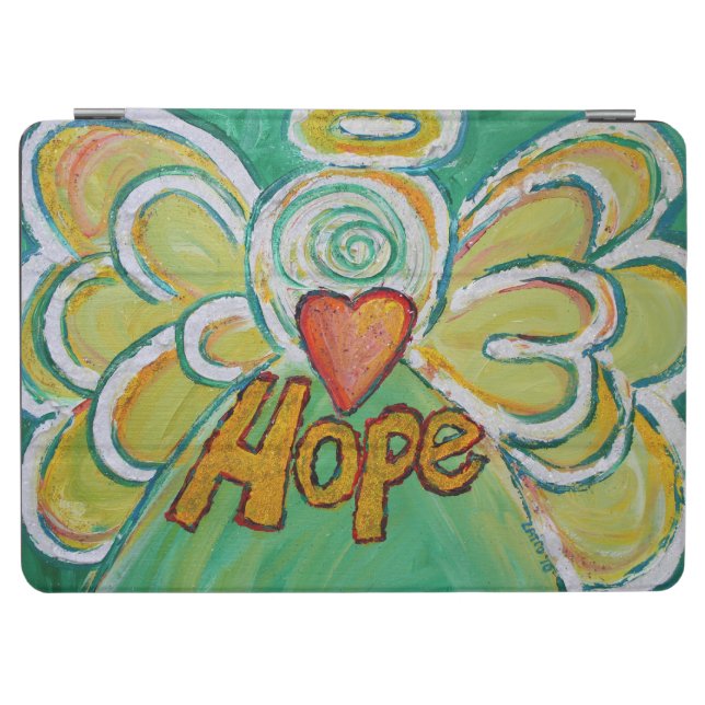 Hope Angel Word Art Custom Electronics iPad Case (Horizontal)