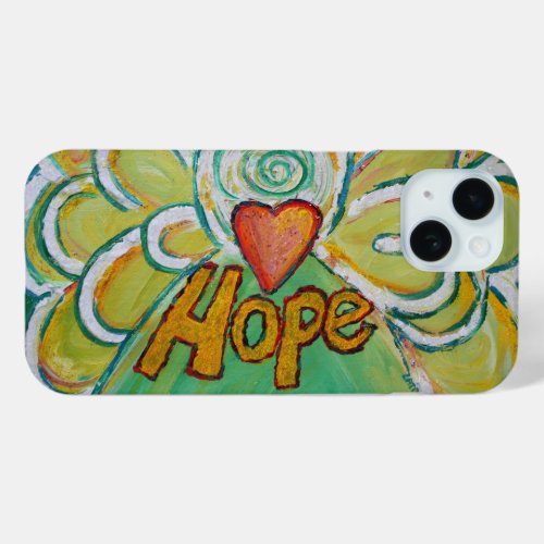 Hope Angel Word Art Custom iPhone Case