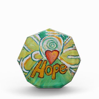 Hope Angel Word Art Custom Paperweight Award