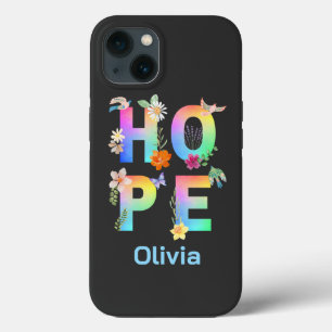 Hope Artistic Positive Motivational Inspirational iPhone 13 Case