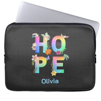 Hope Artistic Positive Motivational Inspirational Laptop Sleeve