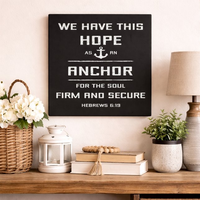 Hope As An Anchor Stencil Art (Creator Uploaded)