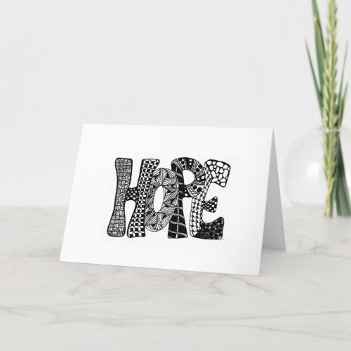 HOPE as an Inspirational Acronym Card