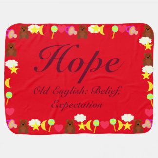 Hope Baby Blanket Template