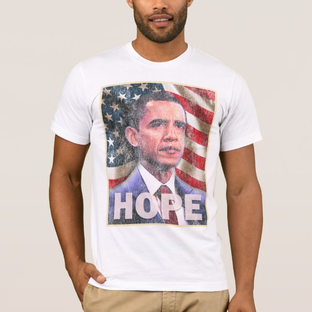HOPE - Barack Obama 2008 T-Shirt (Front)