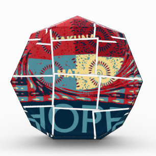 Hope Be The Miracle Beautiful Lovely Inspirational Acrylic Award