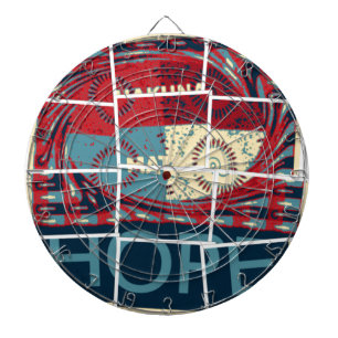 Hope Be The Miracle Beautiful Lovely Inspirational Dart Board