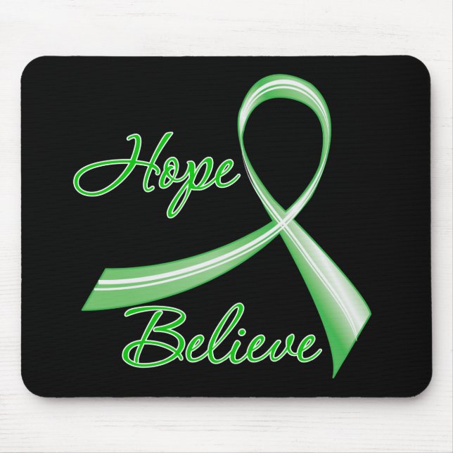 Hope Believe Traumatic Brain Injury Mouse Pad (Front)