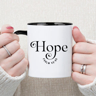 Hope Bible Verse Christian Coffee Mug