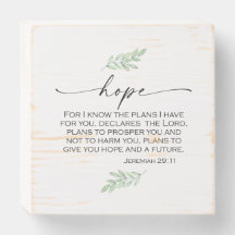 Hope Bible Verse from Jeremiah 29:11