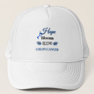 HOPE BLOOMS BEYOND COLON CANCER/ AWARENESS UNISEX TRUCKER HAT