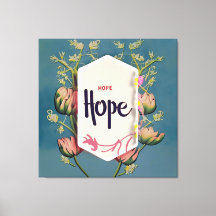 Hope Blooms - Elegant Floral Typography 