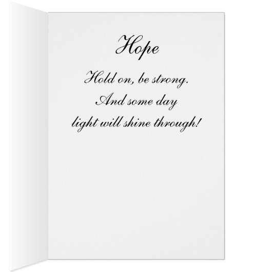 HOPE Blue Skies Coming (Inside (Right))