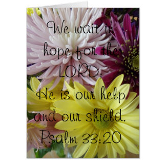 Hope Bouquet / Psalms Card