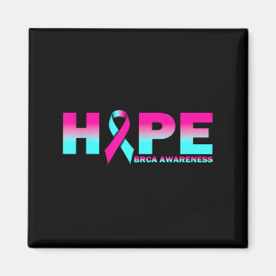 Hope Brca Awareness Breast Cancer Pink Ribbon Magnet