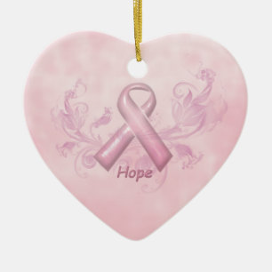 Hope Breast Cancer Awareness Ornament
