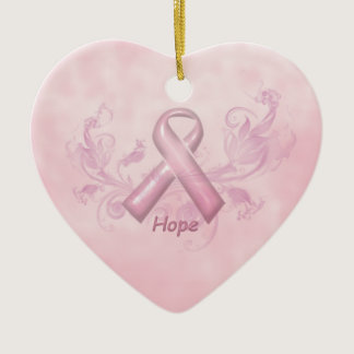 Hope Breast Cancer Awareness Ornament