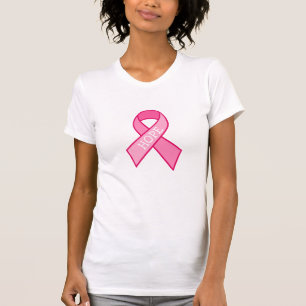 Hope, Breast Cancer Awareness Ribbon Pink T-Shirt