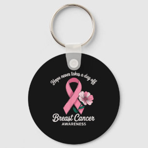 Hope Breast Cancer Awareness Support Keychain