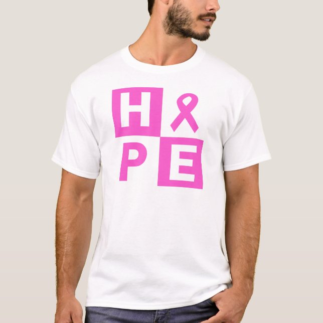 Hope Breast Cancer Awareness T-Shirt (Front)