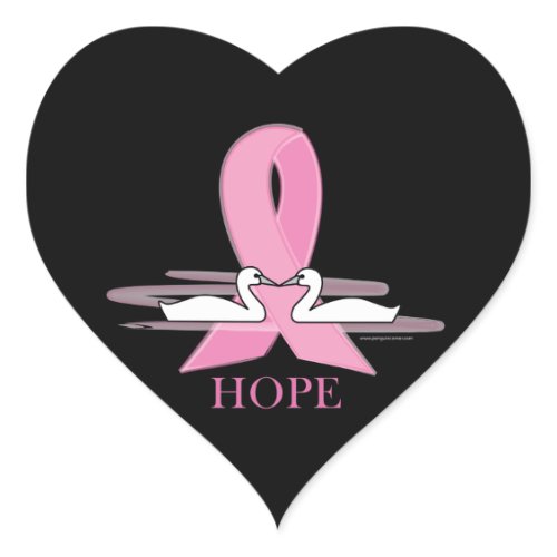 Hope Breast Cancer zazzle_sticker