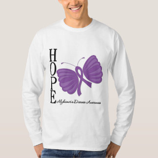 Hope Butterfly Alzheimer's Disease T-Shirt