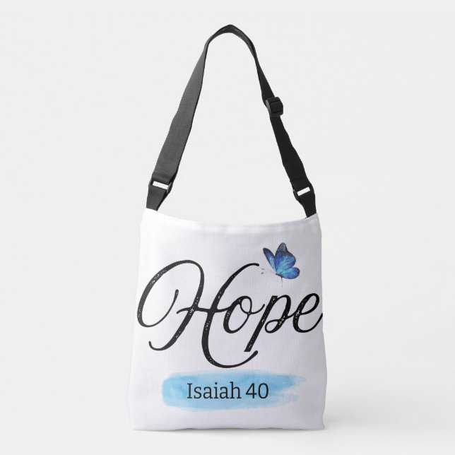 Hope Butterfly Crossbody Bag (Front)