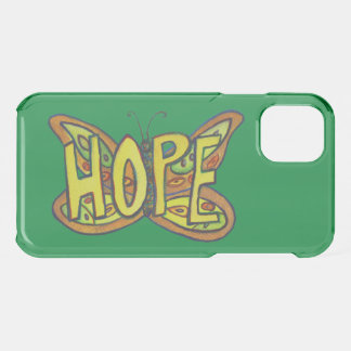 Hope Butterfly Inspirational Word iPhone Case