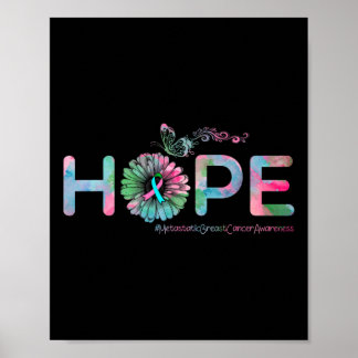 HOPE Butterfly Metastatic Breast Cancer Awareness  Poster