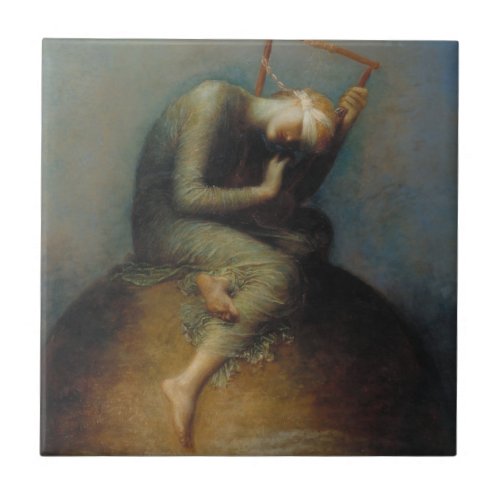 Hope by George Frederick Watts Ceramic Tile