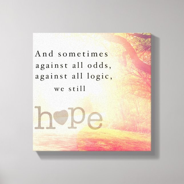 Hope Canvas Print (Front)