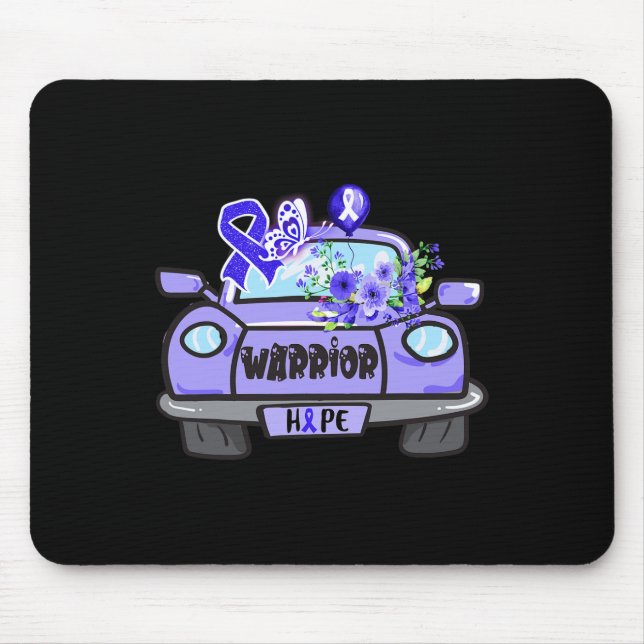 hope car for ataxia warrior tee ataxia awareness g mouse pad (Front)